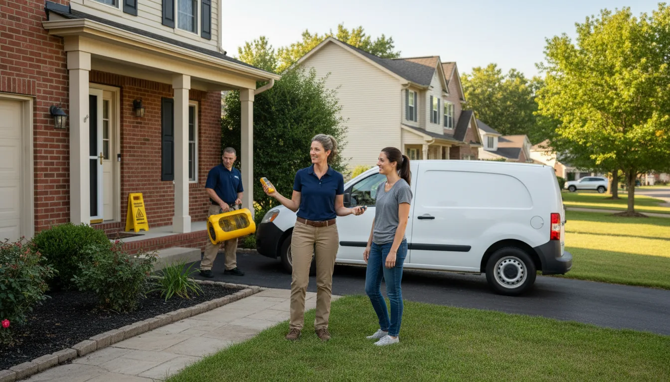 Residential water damage restoration in Temple Terrace, FL